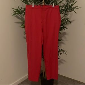 Zara Hot Pink Columnist Pant